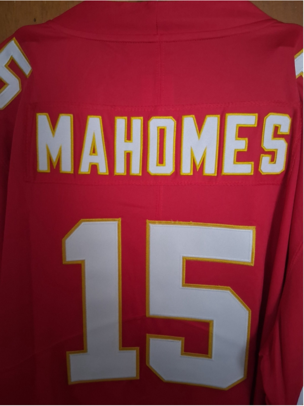 Mystery Sports Card With Patrick Mahomes Red Kansas City Chiefs XXL Jersey - Picture 3 of 10